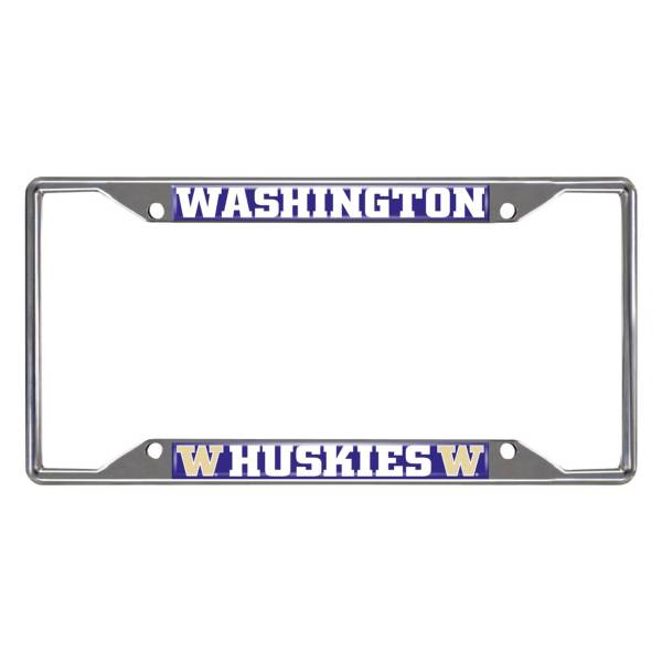 FANMATS Washington Huskies License Plate Frame