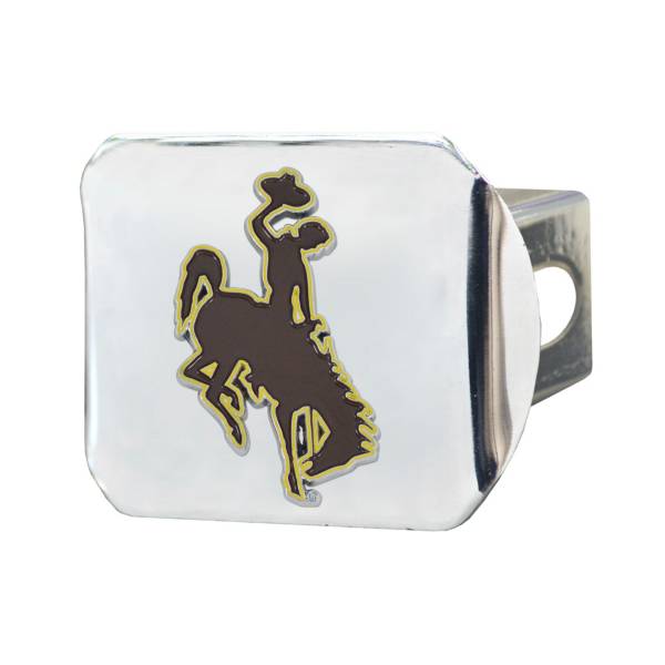 FANMATS Wyoming Cowboys Chrome Hitch Cover