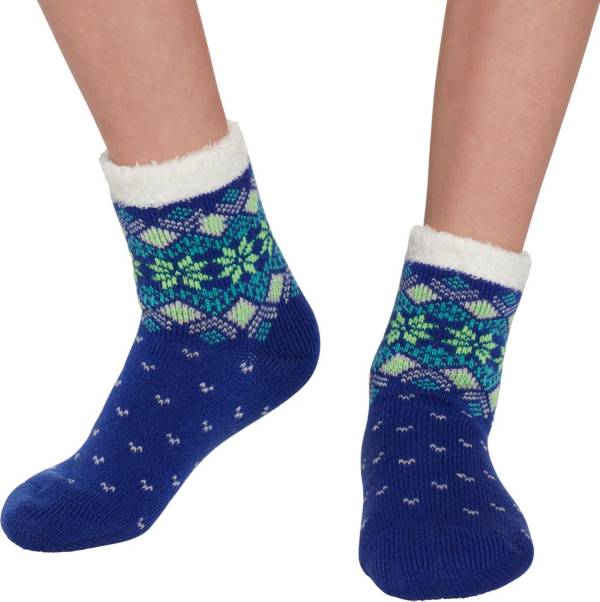 Field & Stream Youth Cozy Cabin Snowflake Dot Crew Socks