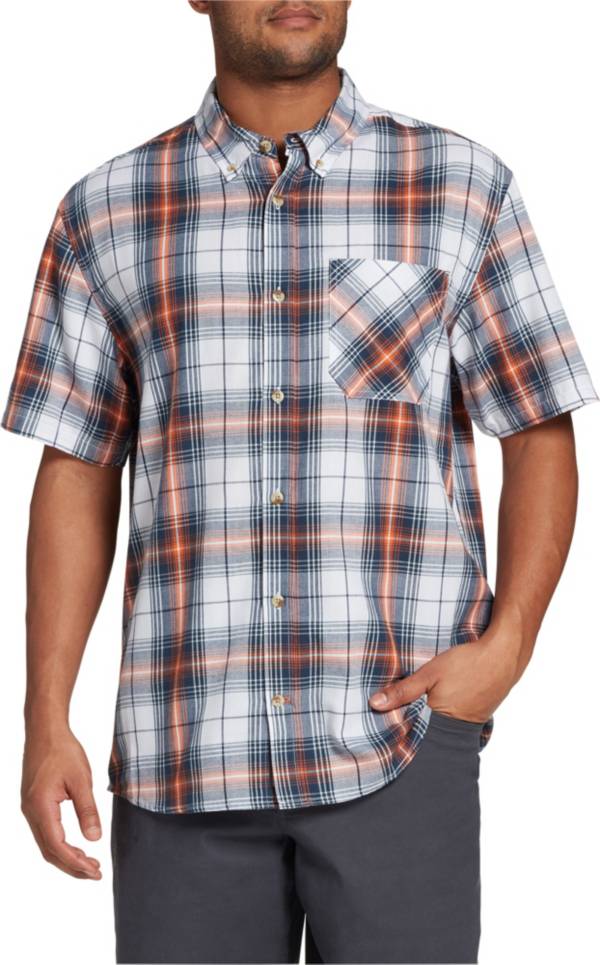 Field & Stream Men's Classic Plaid Button Up Collared T-Shirt