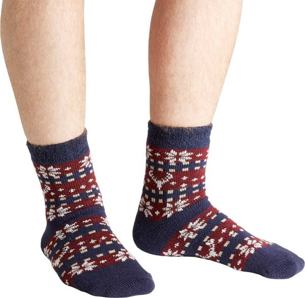 Field & Stream Men's Cozy Cabin Deer Fair Isle Socks