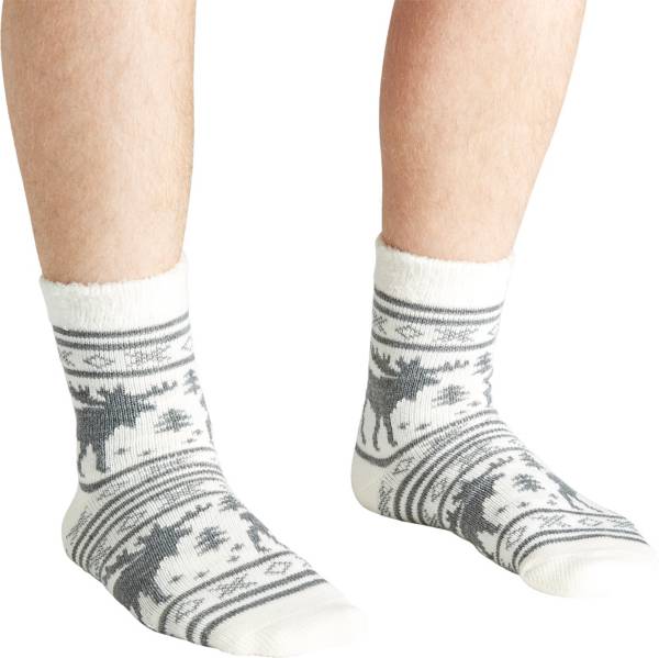 Field & Stream Men's Cabin Moose Stripe Socks