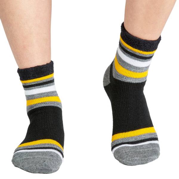 Field & Stream Team Stripe Block Cozy Cabin Crew Socks