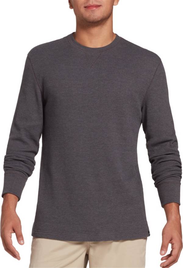 Essentials Men's Standard Regular-fit Long-Sleeve Waffle Shirt