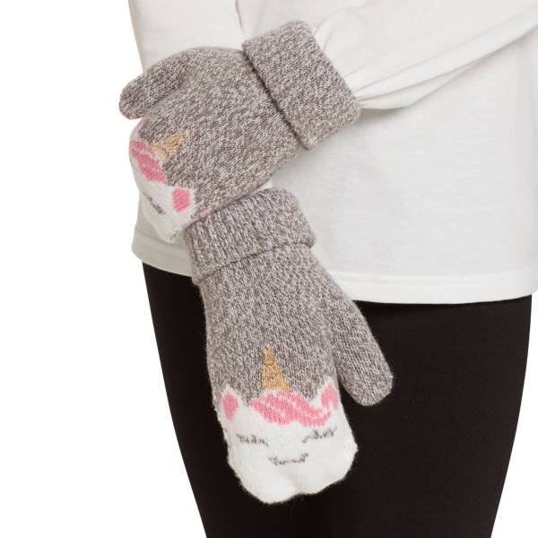 Field & Stream Girls' Cabin Unicorn Mittens