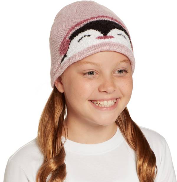 Field & Stream Girls' Cabin Penguin Beanie