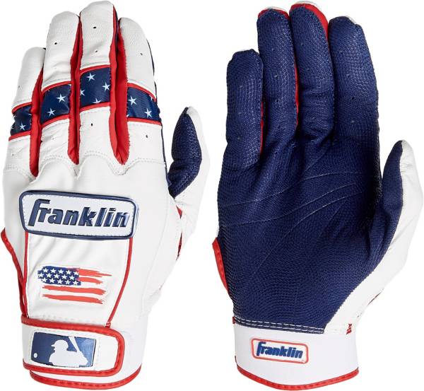 Franklin Adult CFX Pro Chrome Fourth of July Batting Gloves product image