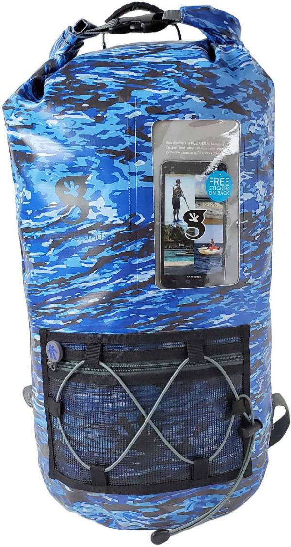 geckobrands Waterproof Hydroner Backpack with Clear Phone Compartment