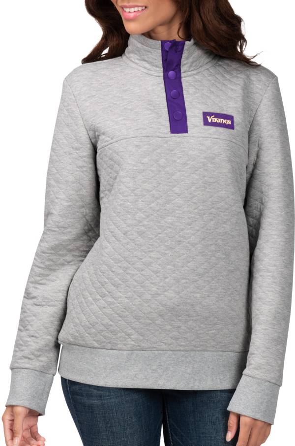 G-III for Her Women's Minnesota Vikings First Hit Quilted Pullover Jacket product image