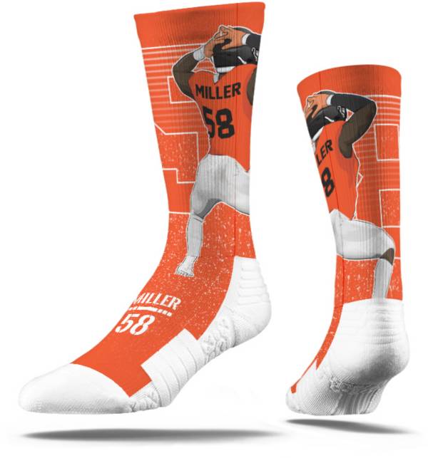 Strideline Denver Broncos Von Miller Crew Socks