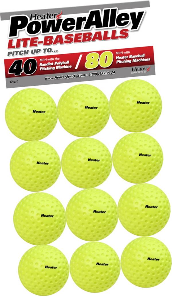 Heater PowerAlley 80 MPH Lite-Balls - 12 Pack