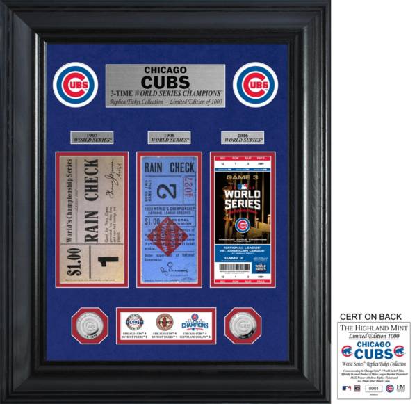 Highland Mint Chicago Cubs Ticket Collection