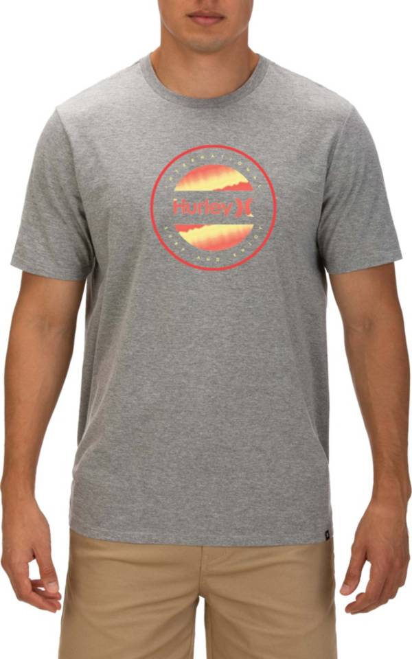 Hurley Men's Circle Dye Logo T-Shirt