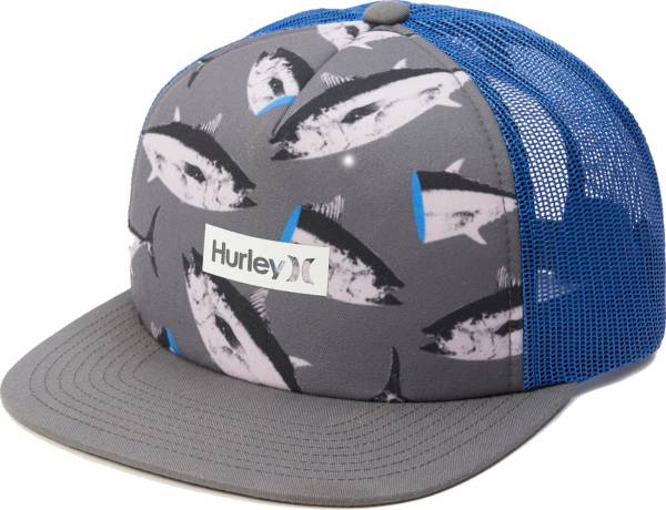 Hurley Men's Printed Square Trucker Hat