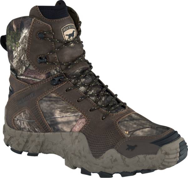 Irish Setter Men's VaprTrek 8'' Mossy Oak 400g Waterproof Hunting Boots