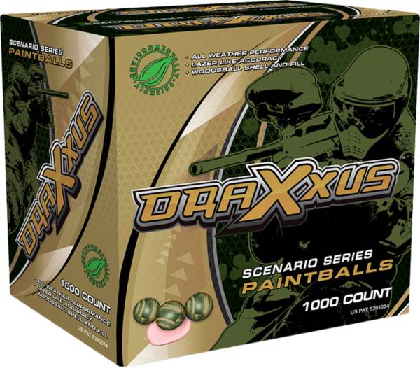 Draxxus Scenario Series Paintballs – 1000 Count