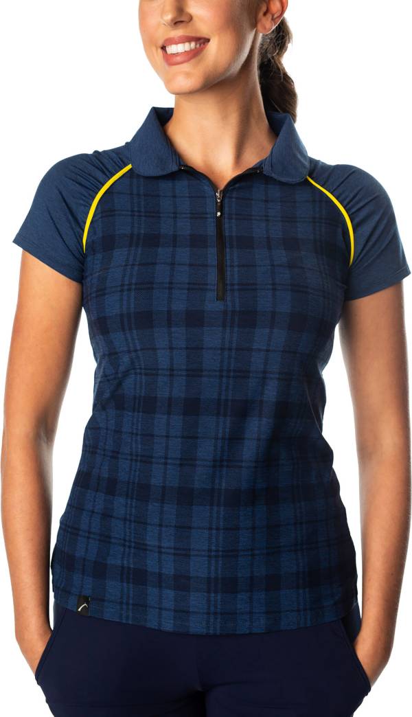 SwingDish Women's Grace Short Sleeve Golf Polo