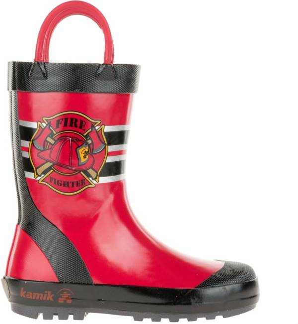 Kamik Kids' Fireman Rain Boots