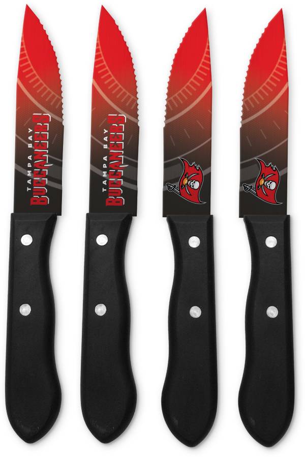 Sports Vault Tampa Bay Buccaneers Steak Knives