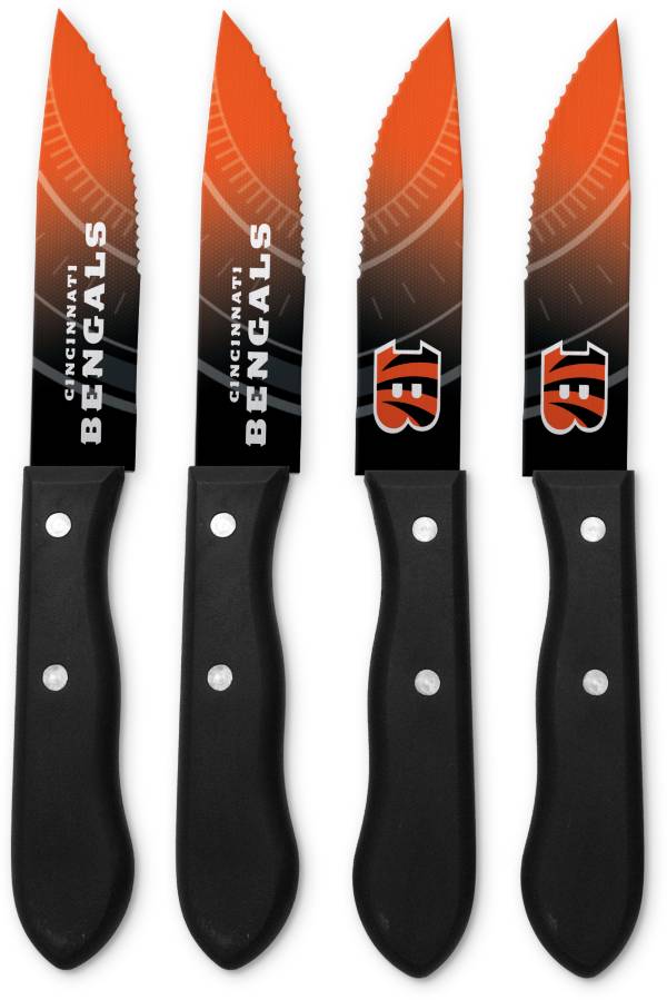 Sports Vault Cincinnati Bengals Steak Knives