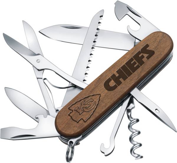 Sports Vault Kansas City Chiefs Classic Wood Pocket Multi-Tool