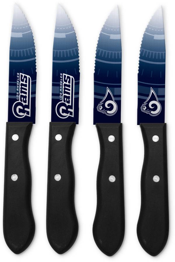 Sports Vault Los Angeles Rams Steak Knives