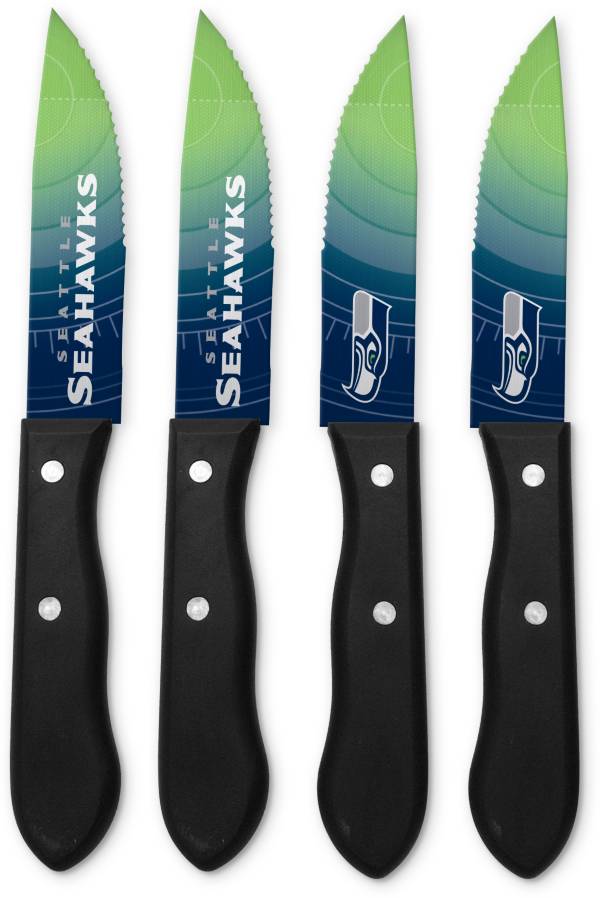 Sports Vault Seattle Seahawks Steak Knives