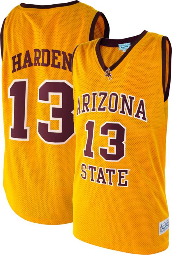 Original Retro Brand Men's James Harden Arizona State Sun Devils #13 Gold Retro Basketball Jersey product image