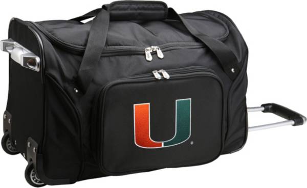 Mojo Miami Hurricanes Wheeled Duffle