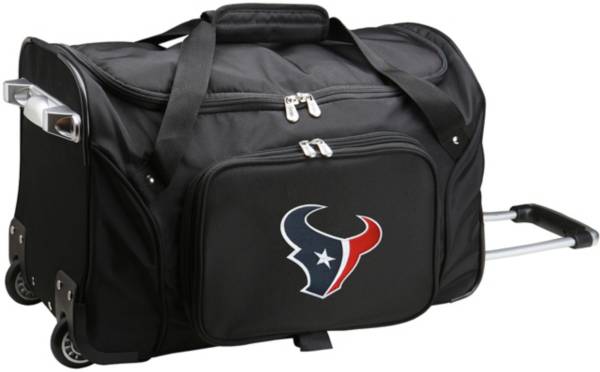 Mojo Houston Texans Wheeled Duffle