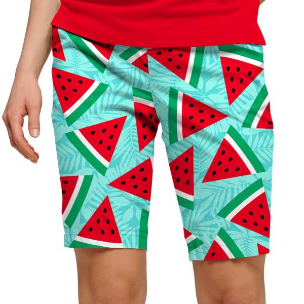 Loudmouth Women's Melons StretchTech Golf Bermuda Shorts