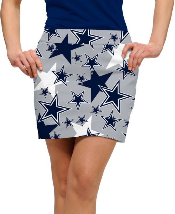 Loudmouth Golf Women's Dallas Cowboys StretchTech Silver Skort