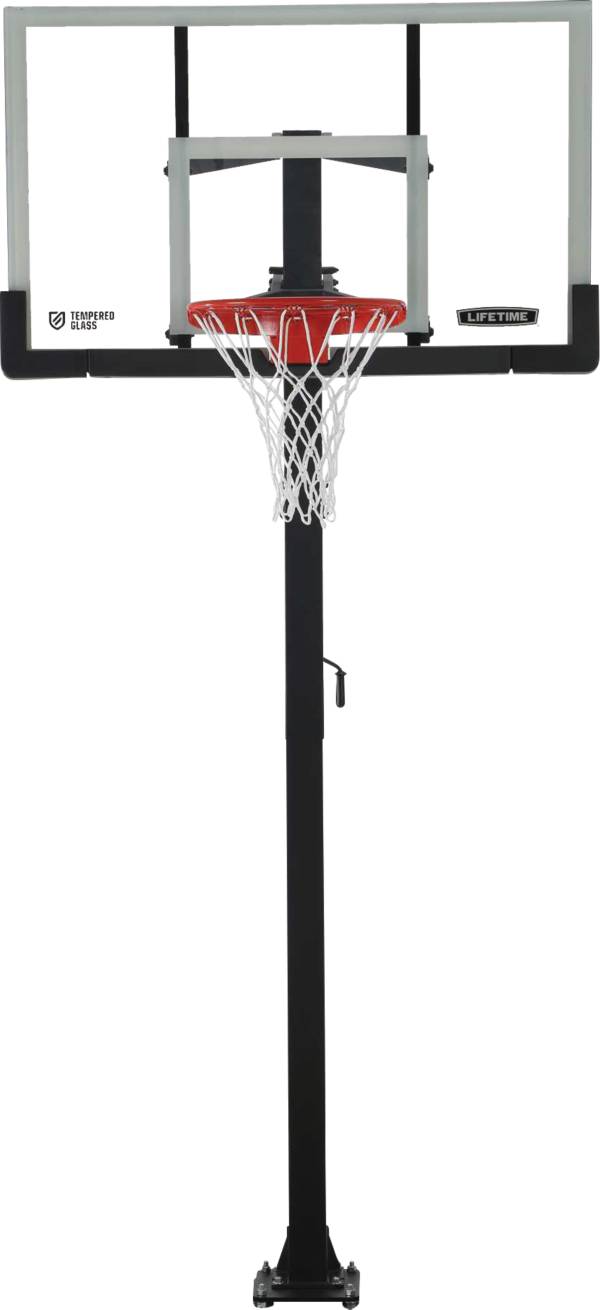 Lifetime 54â€ InGround Crank Basketball Hoop Free Curbside Pick Up