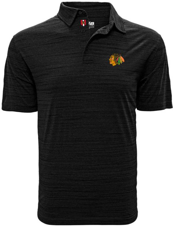 Levelwear Men's Chicago Blackhawks Sway Black Polo product image
