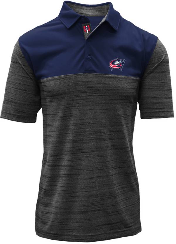 Levelwear Men's Columbus Blue Jackets Elevate Navy Polo product image