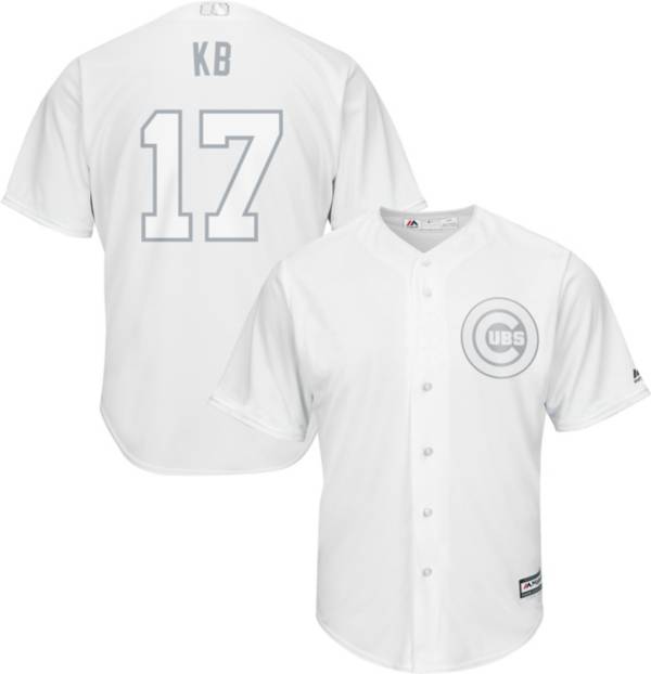 Majestic Men's Replica Chicago Cubs Kris Bryant 2019 Players Weekend Cool Base White Jersey