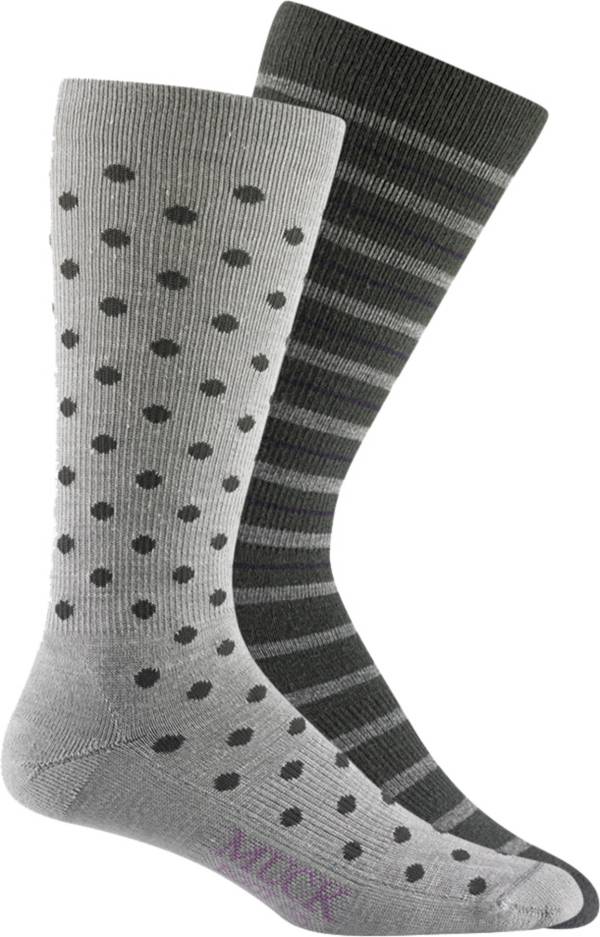 Muck's Women's Serena Crew Socks 2 Pack