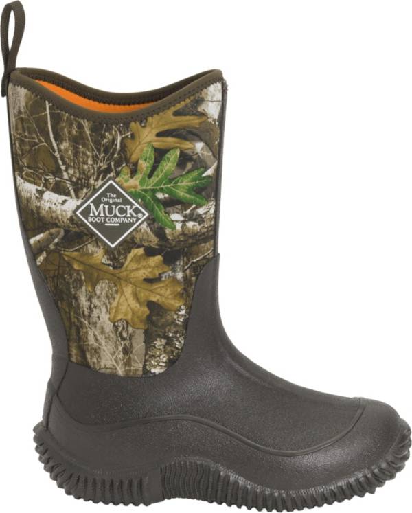 Smoky Mountain YOUTH KIDS MUDDY RIVER CAMO RUBBER MUCK BOOTS Size 4 5 6 7 SALE 