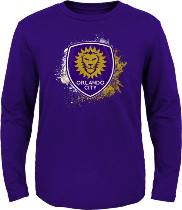 MLS Youth Orlando City Splashin' Purple Long Sleeve Shirt