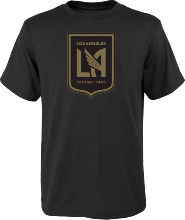 MLS Youth Los Angeles FC Logo Black T-Shirt