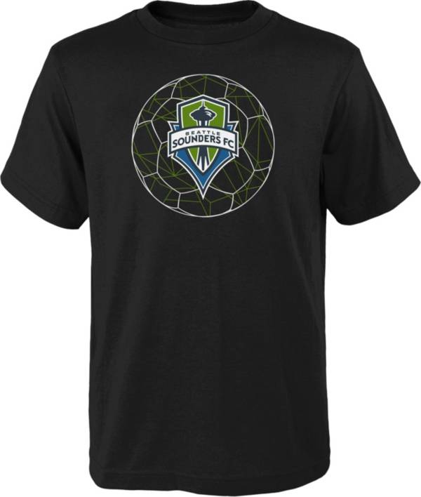 MLS Youth Seattle Sounders Quartz Black T-Shirt