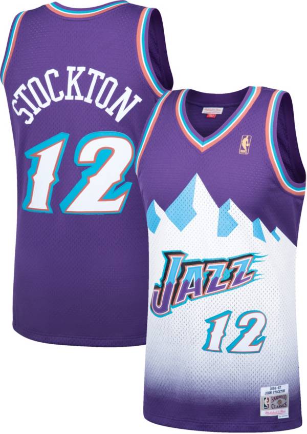 Mitchell & Ness Men's Utah Jazz John Stockton #12 Swingman Jersey