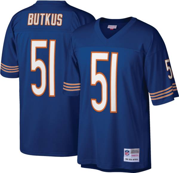 Mitchell & Ness Men's 1966 Game Jersey Chicago Bears Dick Butkus #51