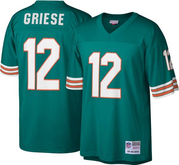 Mitchell & Ness Men's 1972 Game Jersey Miami Dolphins Bob Griese #12