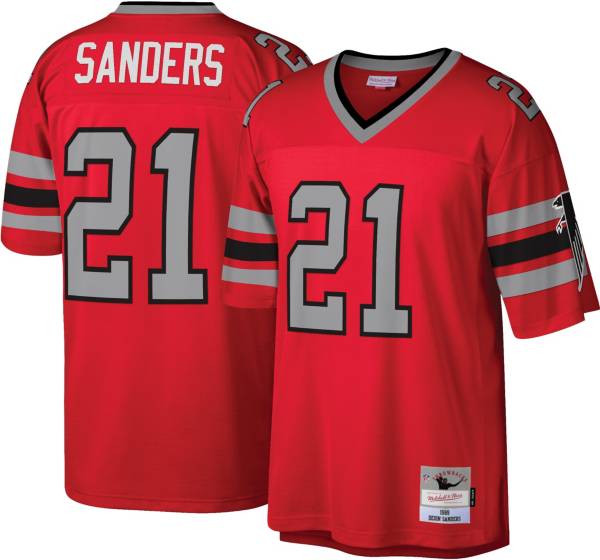 Mitchell & Ness Men's 1989 Game Jersey Atlanta Falcons Deion Sanders #21