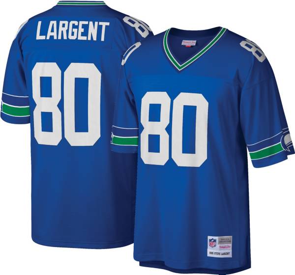 Mitchell & Ness Men's 1985 Game Jersey Seattle Seahawks Steve Largent #80