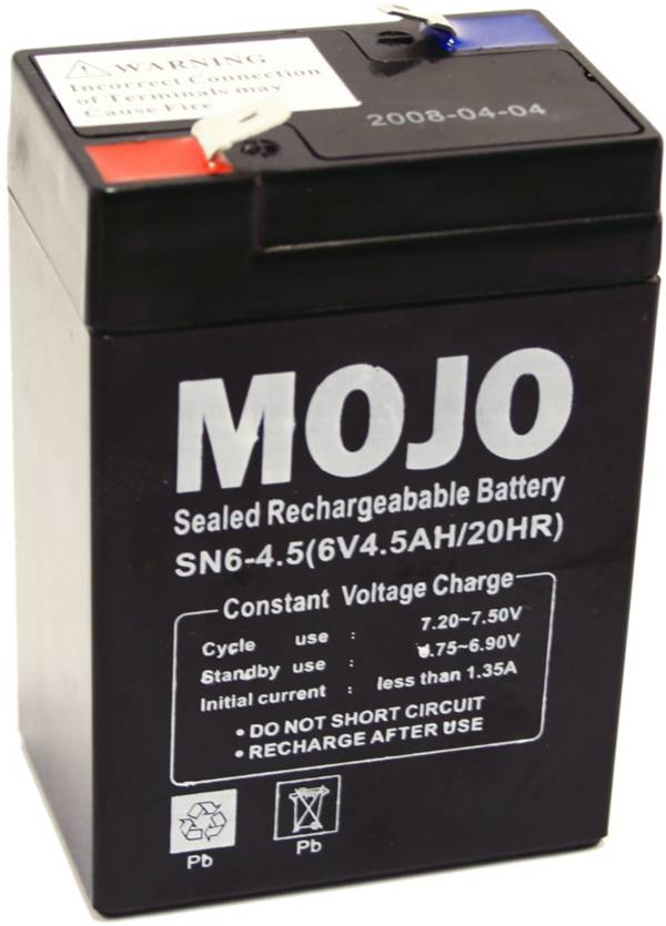 MOJO Outdoors 6 Volt UB645 Rechargeable Battery