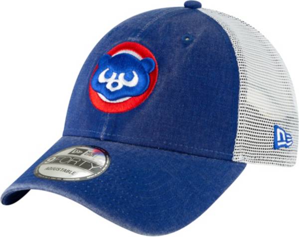 New Era Men's Chicago Cubs 9Forty Cooperstown Trucker Adjustable Hat