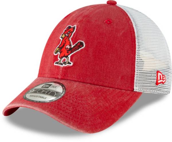 New Era Men's St. Louis Cardinals 9Forty Cooperstown Trucker Adjustable Hat