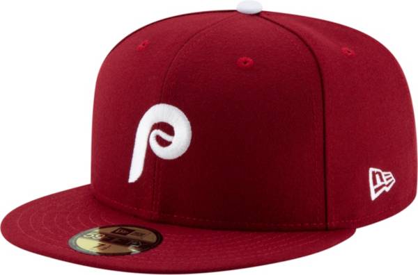 New Era Men's Philadelphia Phillies 59Fifty Alternate Maroon Authentic Hat